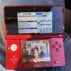 Red Nintendo 3DS WORKS