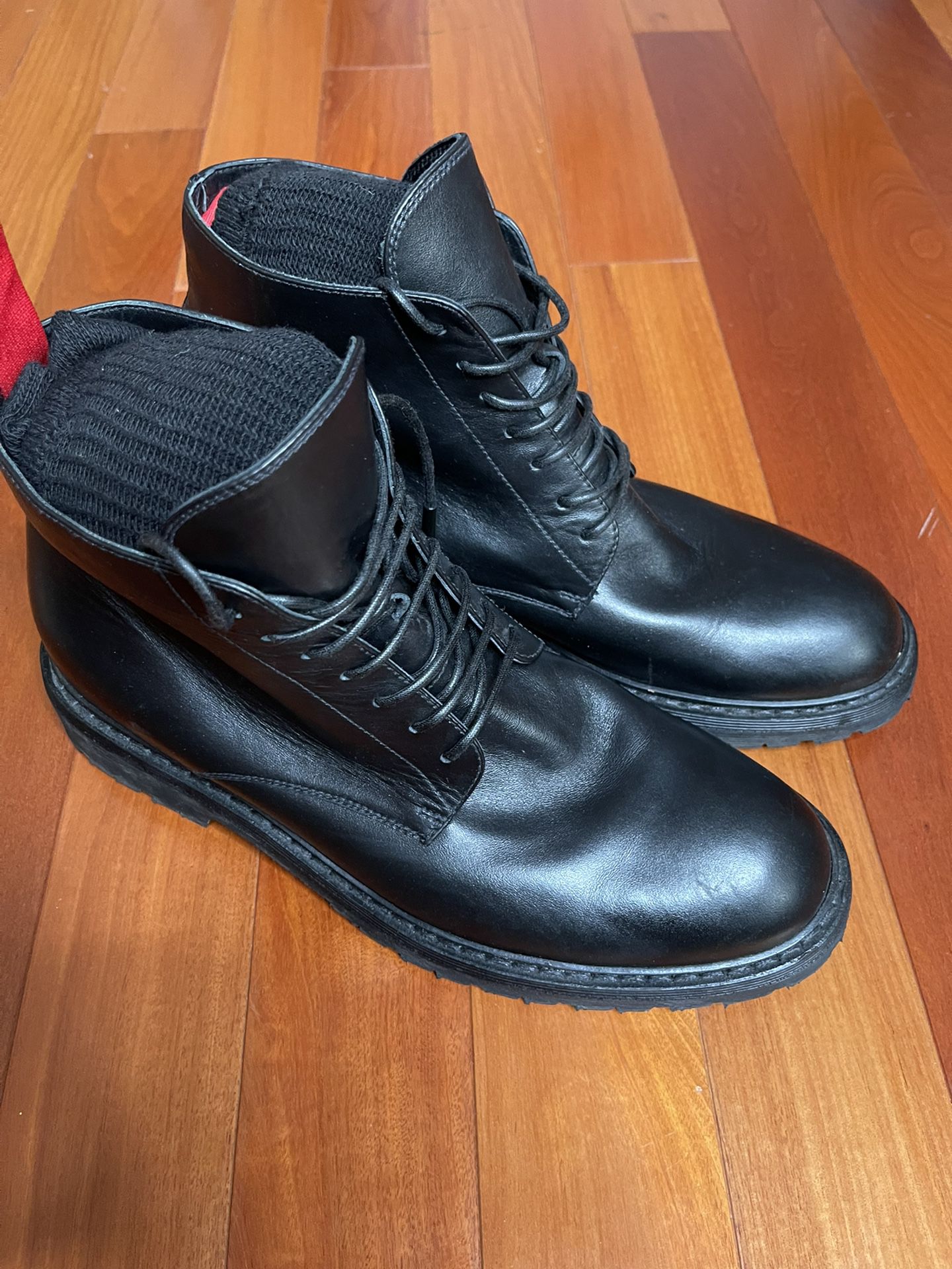 424 Genuine Italian Leather Boots 9.5Mens