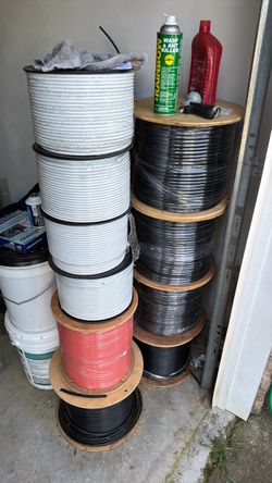 Coaxial cable wires