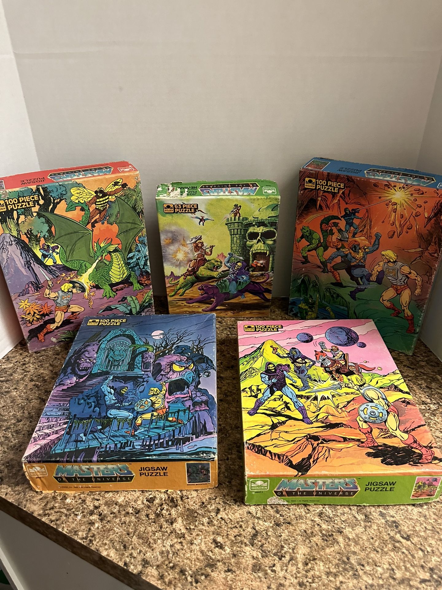 Five He-Man Puzzles