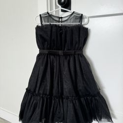 Girl Black Tulle Party Dress