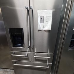 KITCHENAID 5 DOOR STAINLESS STEEL REFRIGERATOR 
