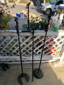 Microphone Stands Starting At $35 And Up!