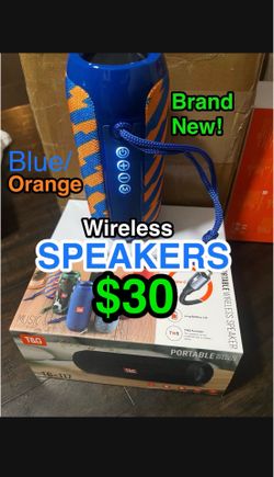 TG-117 Bluetooth Wireless Speaker (Hybrid Orange/Blue) for iPhone, Samsung USB C Similar to JBL Music Speakers