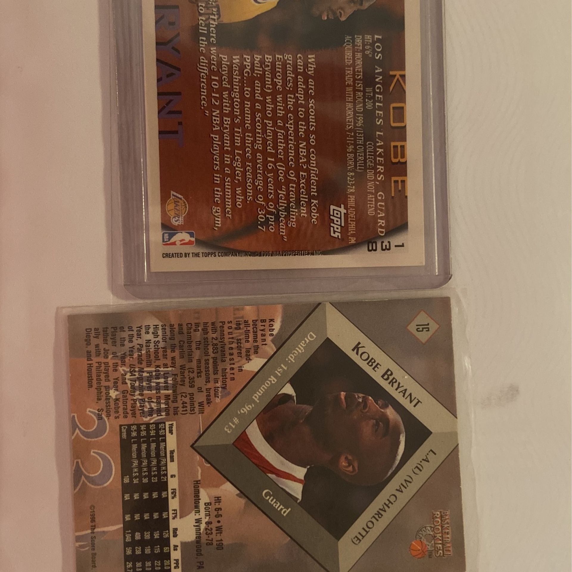 Kobe Bryant Rookie Cards