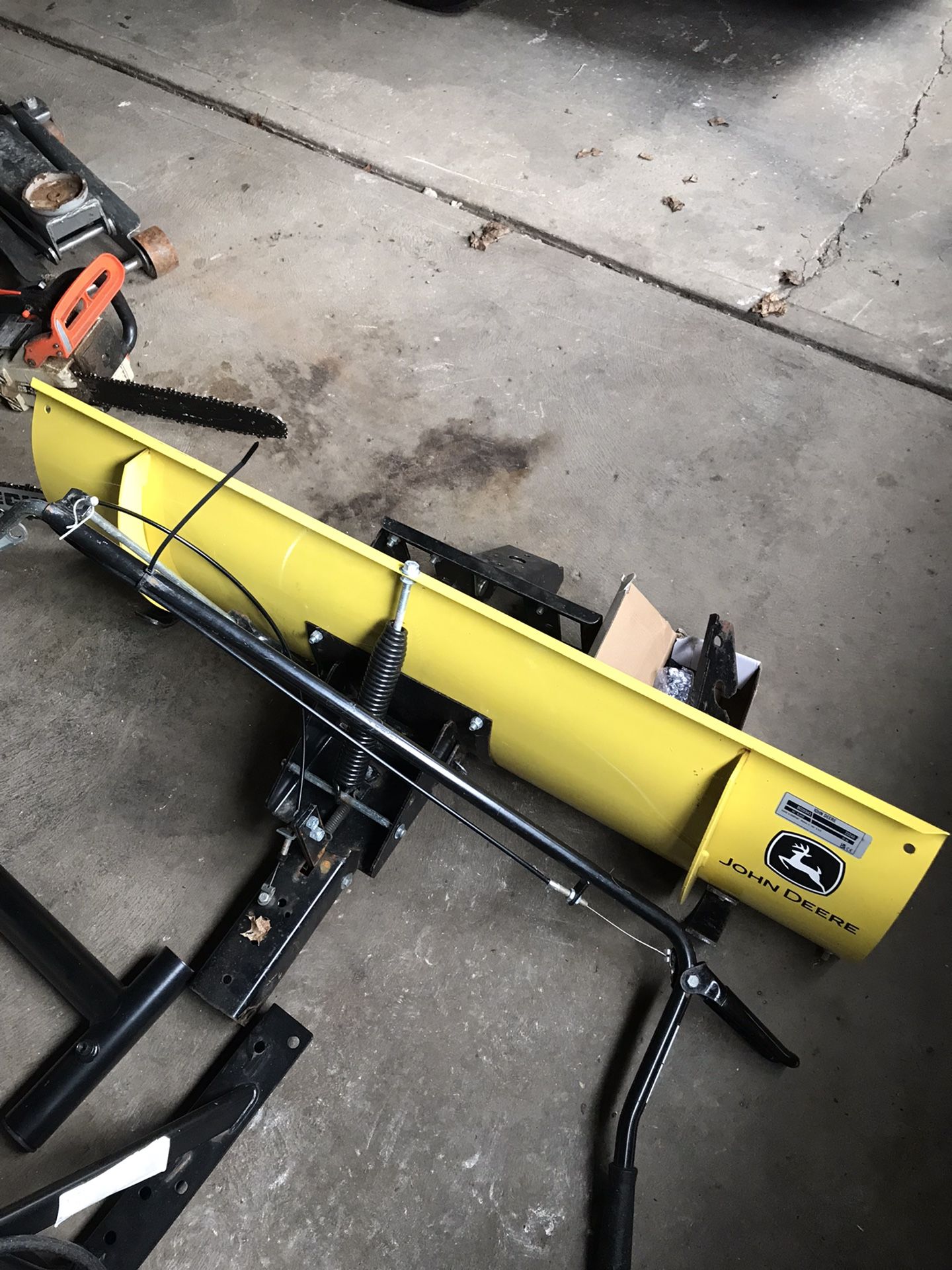 John Deer 46 Inch Snow Plow With Front Mount