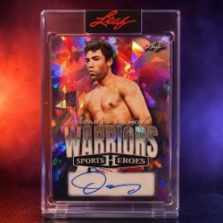 🥊 🔥 GRAIL TIER: OSCAR DE LA HOYA 2025 LEAF WARRIORS ICE AUTO /25 🔥