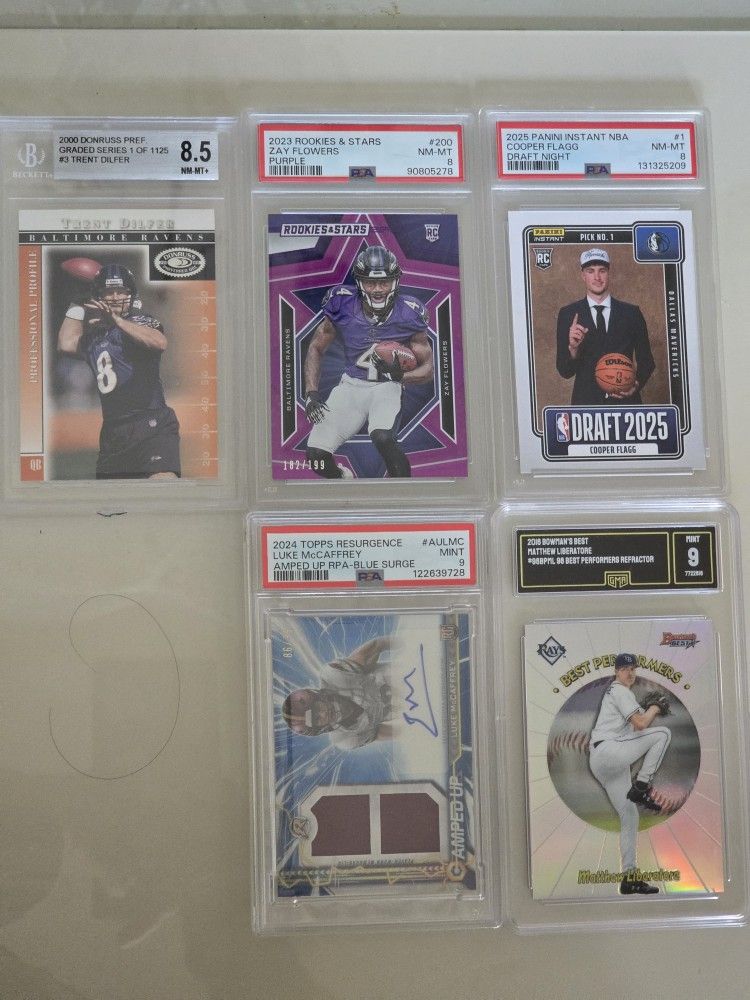 Mix Of Sports Cards