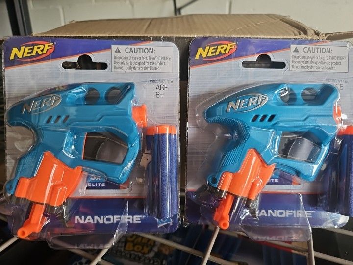 Nerf Nanofire Elite With Safery Glasses 2 Pack!