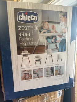 NEW! Chicco Zest LE 4-in-1 Folding High Chair