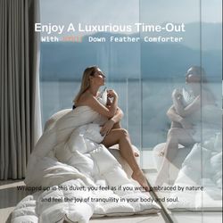 King Luxury Down Feather Comforter   firm price 