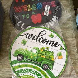 Wooden Signs 14 Inches Wide New 5.00 Each