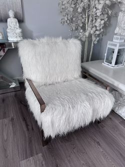 Z Gallerie Axel Fur Accent Chair