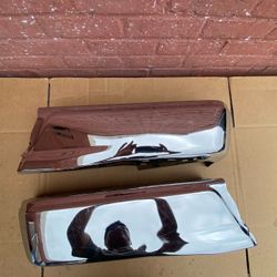 2018-2020 Ford F150 RH + LH Pair Rear Bumper End Cap w/o Sensor Hole 