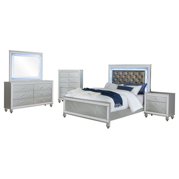 Brand new !! Queen & King LED Design Bedroom Set, Free Shipping