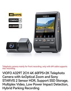 A329S 4K Ultra HD Wi-Fi Dash Cam
