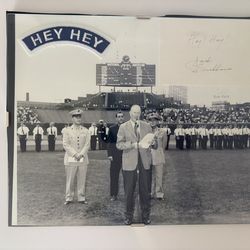 Jack Brickhouse Cubs Autographed Photo