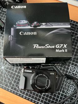 Canon Powershot G7x Mark II 20.1 MP Black Digital Camera with Original Box
