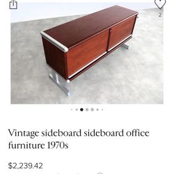 Vintage Sideboard Imported From Sweden 