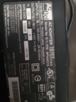 Toshiba Lap Top Charger