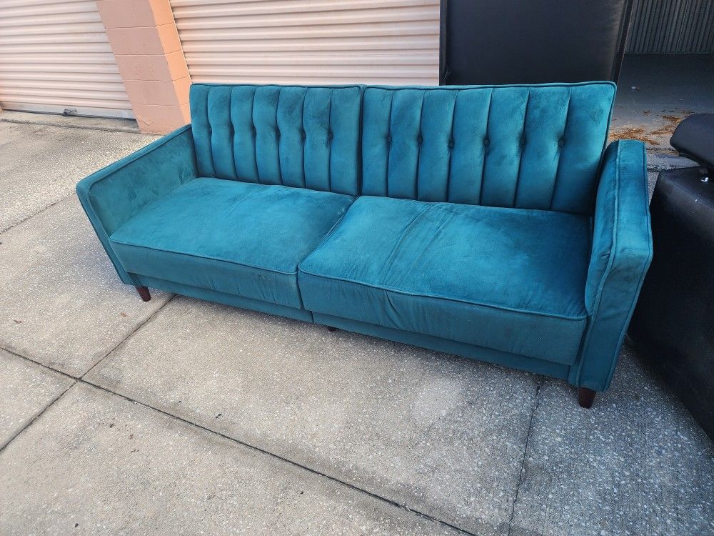 Velvet Sofa Bed Futon