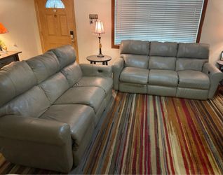 Two Leather sofas !
