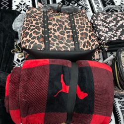New Victoria Secret Bath Robe Purses And Make Up Bags 