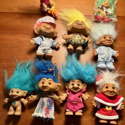 Vintage Troll Dolls - 9 Dolls - Pick Faves @ $5 Ea or Total