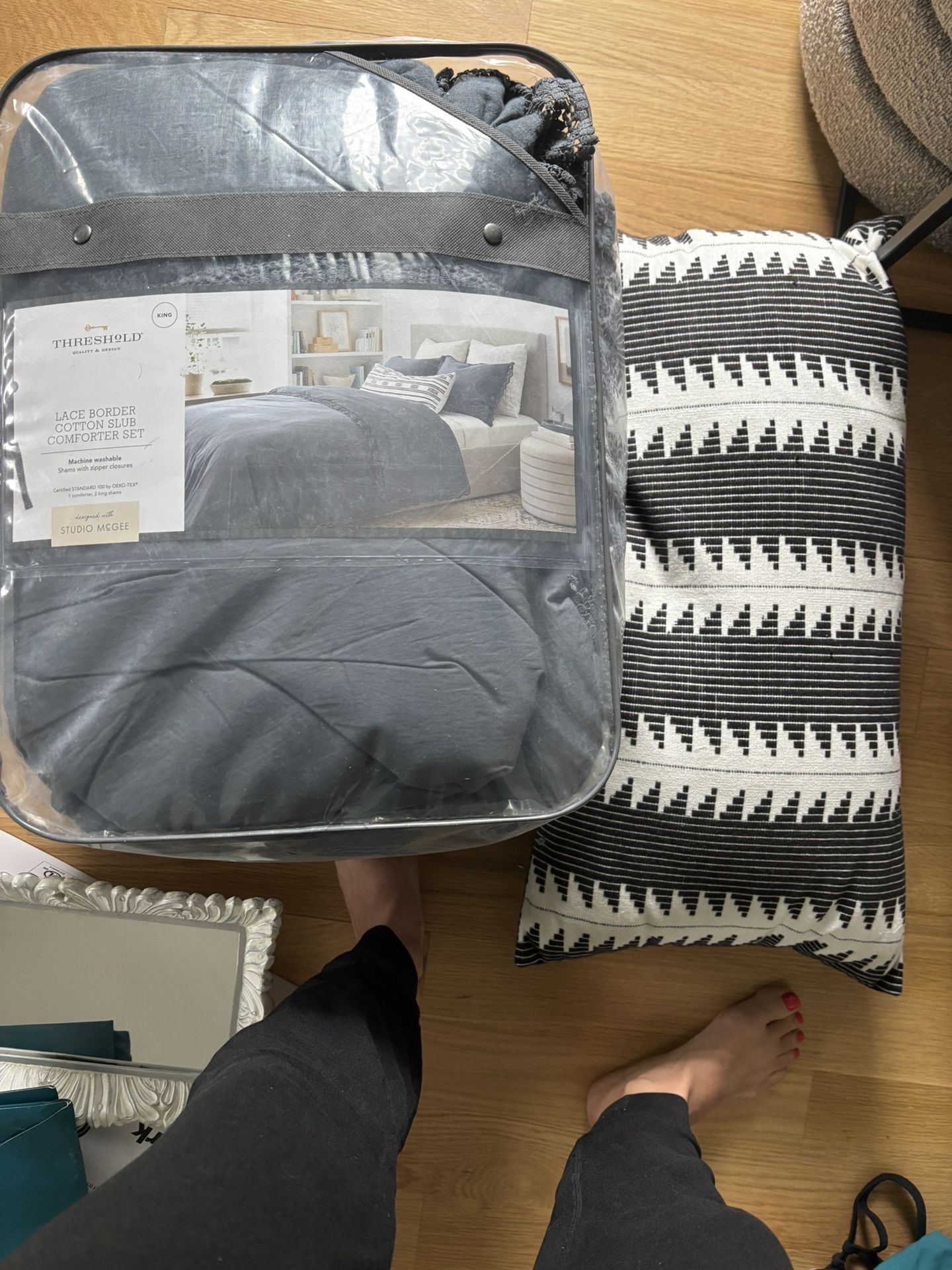 King Size Studio McGee Comforter Set And Pillow