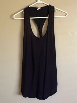 Women’s PINK Black Racer Back Tank Top Size Large
