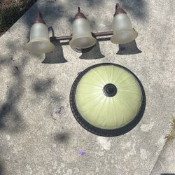 Two Light Fixtures 