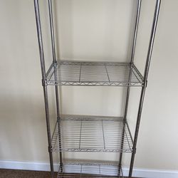 Chrome cage shelf, 4 adjustable shelves,