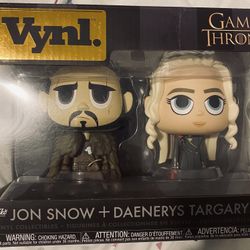 Jon Snow And Daenerys Targaryen Game Of Thrones Funko Vinyl