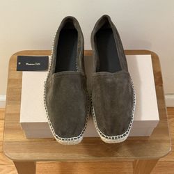 Massimo Dutti SPLIT LEATHER LOAFERS MOC TOE