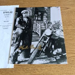 Marlon Brando Signed 1953 Wild One