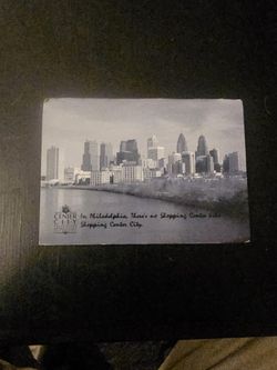 Center city vintage postcard