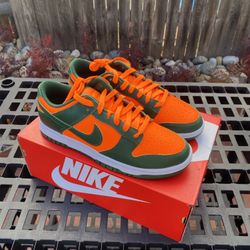 Nike Dunk Low Retro Miami Hurricane 
