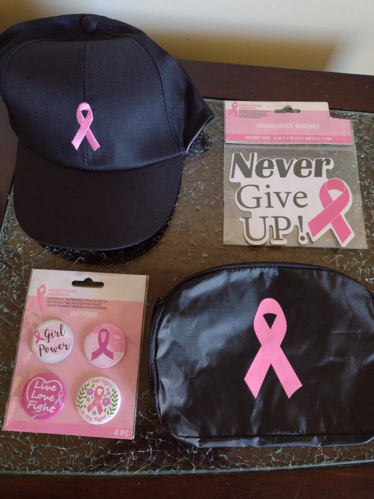 Never Give Up Cancer Awareness Items 