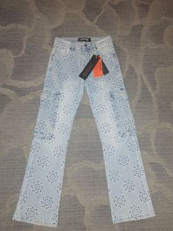 Rhinestone jeans