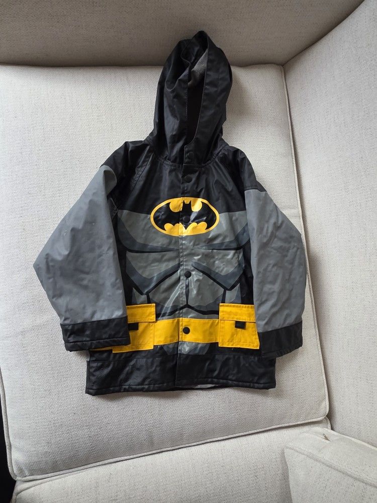 Western Chief Fleece Lined Kids Raincoat Size 5