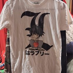 Death Note Chibi L T-shirt Size Small