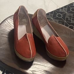 Brick Red Leather Shoes