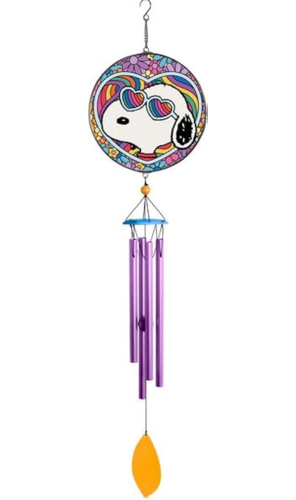 Spoontiques Snoopy Suncatcher Wind Chimes - Outdoor Garden Décor - Decorative Chimes for Yard, Garden, Backyard and Patio Decoration @H6-600