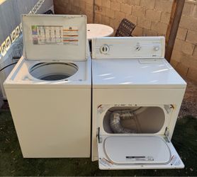Washer and dryer set Kenmore he and heavy Duty both Works perfectly