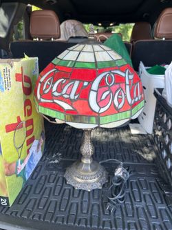 Coke glass lamp