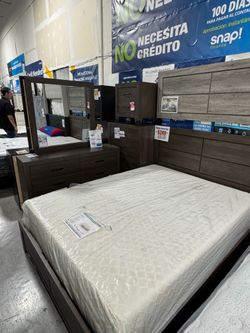 QUEEN BED FOR SALE (AVAILABLE IN KING*) !!NO CREDIT NEEDED !! TAKE IT HOME TODAY!! 🚛 SAME DAY DELIVERY AVAILABLE 🚚 Se Habla Español