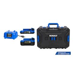 Kobalt 24 V 2 Pack Battery And Charger 