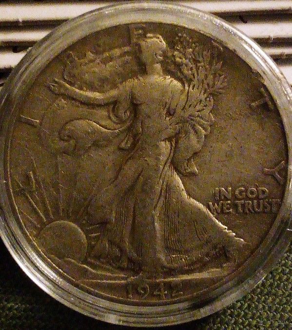1942p DDR Walking Liberty Half. Gem