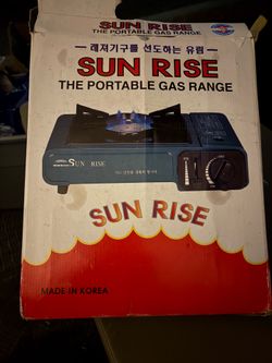 Portable gas range