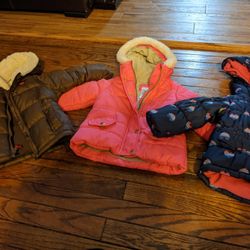 Baby Girl Size 24/2 T Jackets/ Winter Coats